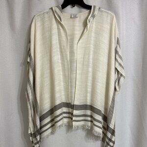 Anna & Ava open front poncho style hoodie. One Size